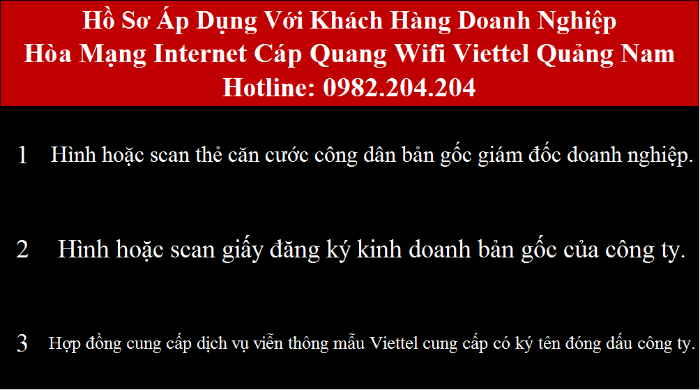 Đăng ký internet Viettel Quảng Nam