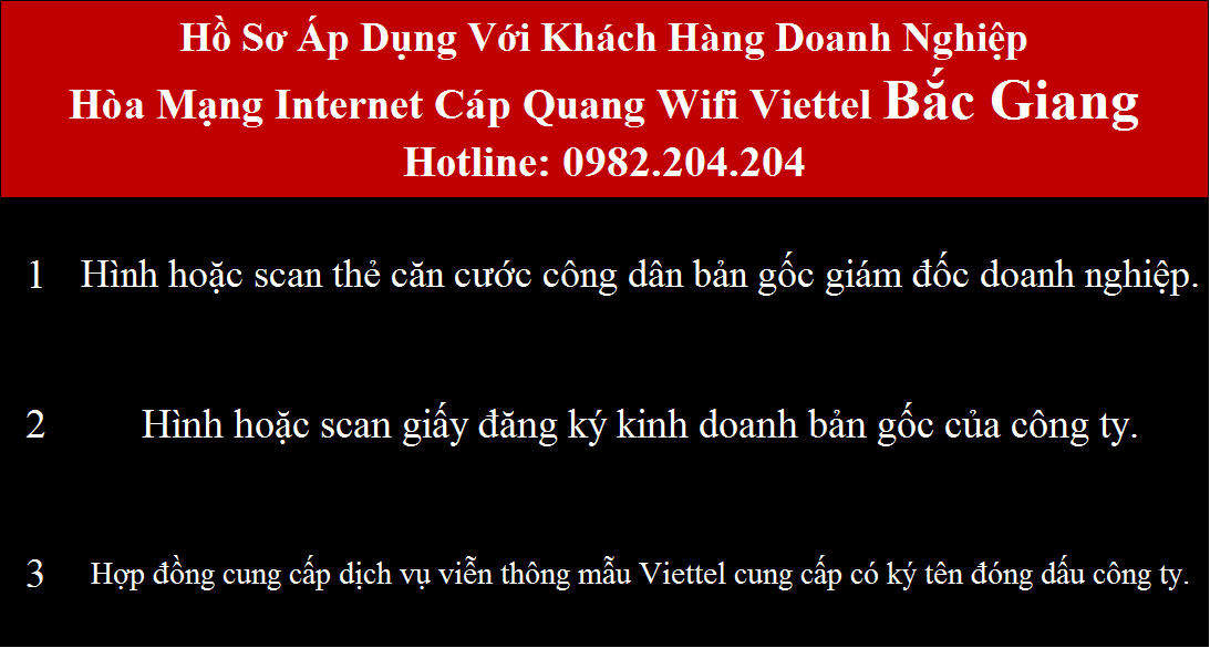Bảng giá mạng wifi Viettel Bắc Giang