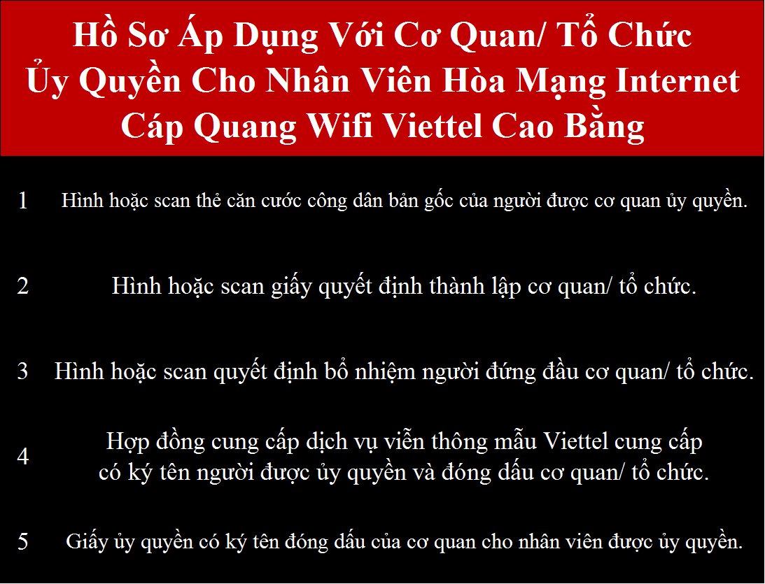 Đăng ký internet Viettel Cao Bằng